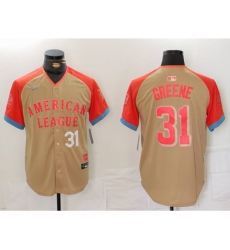 American League 31 Riley Greene Cream 2024 All Star Limited Stitched Baseball Jersey