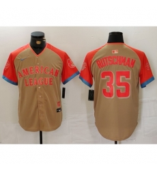 American League 35 Adley Rutschman Cream 2024 All Star Elite Stitched Baseball Jersey