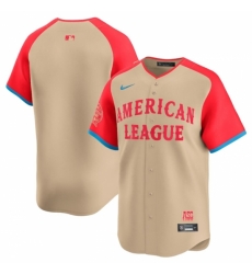 American League Blank Cream 2024 All Star Limited Stitched Baseball Jersey
