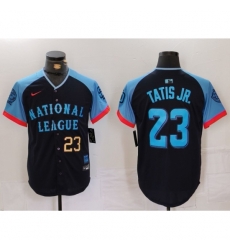 National League 23 Fernando Tatis Jr Navy 2024 All Star Limited Stitched Baseball  2