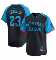 National League 23 Fernando Tatis Jr Navy 2024 All Star Limited Stitched Baseball Jersey