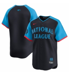 National League Blank Navy 2024 All Star Limited Stitched Baseball Jersey
