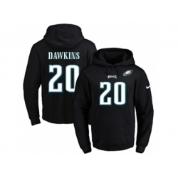 Philadelphia Eagles #20 Brian Dawkins Black Name & Number Pullover NFL Hoodie Philadelphia Eagles #20 Brian Dawkins Black Name & Number Pullover NFL Hoodie