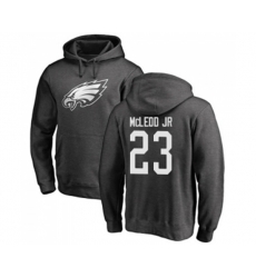 Philadelphia Eagles #23 Rodney McLeod Ash One Color Pullover Hoodie