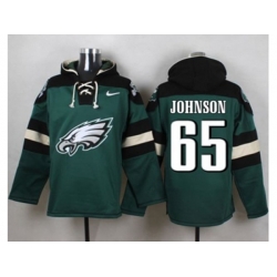 Philadelphia Eagles #65 Lane Johnson Green Player Pullover Hoodie Philadelphia Eagles #65 Lane Johnson Green Player Pullover Hoodie