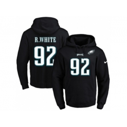 Philadelphia Eagles #92 Reggie White Black Name & Number Pullover NFL Hoodie Philadelphia Eagles #92 Reggie White Black Name & Number Pullover NFL Hoodie