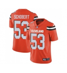 Cleveland Browns #53 Joe Schobert Orange Alternate Vapor Untouchable Limited Player Football Jersey