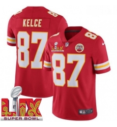 Kansas City Chiefs Travis Kelce #87 Red 2024 2025 Super Bowl LIX F U S E Stitched Jersey