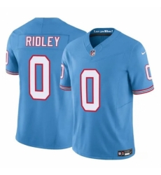 Tennessee Titans #0 Calvin Ridley Blue 2023 F.U.S.E. Throwback Limited Football Stitched Jersey