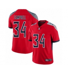 Tennessee Titans #34 Earl Campbell Limited Red Inverted Legend Football Jersey