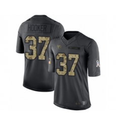 Tennessee Titans #37 Amani Hooker Limited Black 2016 Salute to Service Football Jersey