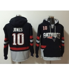 New England Patriots #10 Mac Jones Stitched Hoodie