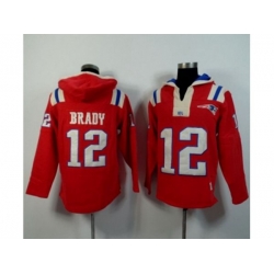 New England Patriots #12 Tom Brady red Player Winning Method Pullover Hoodie New England Patriots #12 Tom Brady red Player Winning Method Pullover Hoodie
