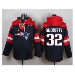 New England Patriots #32 Devin McCourty Navy Blue Player Pullover Hoodie New England Patriots #32 Devin McCourty Navy Blue Player Pullover Hoodie