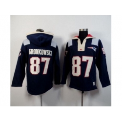 New England Patriots #87 Rob Gronkowski Navy Blue Player Winning Method Pullover Hoodie New England Patriots #87 Rob Gronkowski Navy Blue Player Winning Method Pullover Hoodie