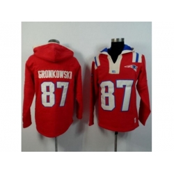 New England Patriots #87 Rob Gronkowski red Player Winning Method Pullover Hoodie New England Patriots #87 Rob Gronkowski red Player Winning Method Pullover Hoodie