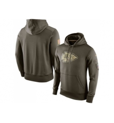 Kansas City Chiefs Nike Olive Salute To Service KO Performance Hoodie
