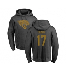 Jacksonville Jaguars #17 DJ Chark Ash One Color Pullover Hoodie
