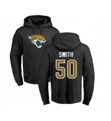 Jacksonville Jaguars #50 Telvin Smith Black Name & Number Logo Pullover Hoodie
