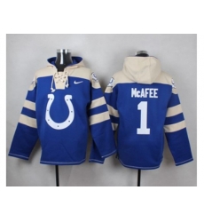 Indianapolis Colts #1 Pat McAfee Royal Blue Player Pullover NFL Hoodie