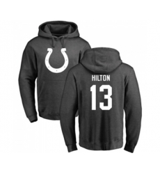 Indianapolis Colts #13 T.Y. Hilton Ash One Color Pullover Hoodie