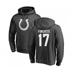Indianapolis Colts #17 Devin Funchess Ash One Color Pullover Hoodie