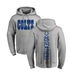 Indianapolis Colts #26 Clayton Geathers Ash Backer Pullover Hoodie