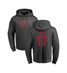 Houston Texans #17 Vyncint Smith Ash One Color Pullover Hoodie