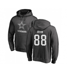 Dallas Cowboys #88 Michael Irvin Ash One Color Pullover Hoodie