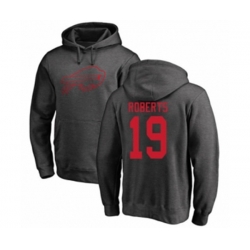 Buffalo Bills #19 Andre Roberts Ash One Color Pullover Hoodie