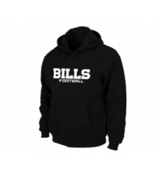 Buffalo Bills Authentic font Pullover Hoodie Black