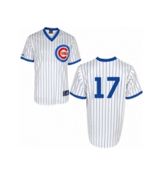 Chicago Cubs #17 Kris Bryant Authentic White 1988 Turn Back The Clock Cool Base MLB Jersey