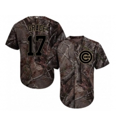 Chicago Cubs #17 Mark Grace Authentic Camo Realtree Collection Flex Base MLB Jersey