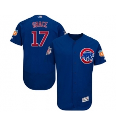 Chicago Cubs #17 Mark Grace Royal Blue Alternate Flex Base Authentic Collection MLB Jersey