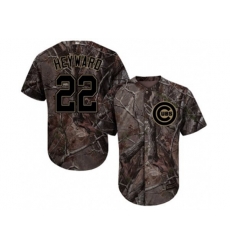 Chicago Cubs #22 Jason Heyward Camo Realtree Collection Cool Base Stitched MLB Jersey