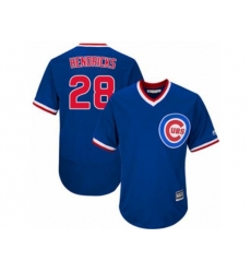 Chicago Cubs #28 Kyle Hendricks Royal Blue Cooperstown Flexbase Authentic Collection MLB Jersey