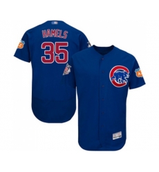 Chicago Cubs #35 Cole Hamels Royal Blue Alternate Flex Base Authentic Collection Baseball Jersey