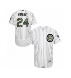 Chicago Cubs Craig Kimbrel Authentic White 2016 Memorial Day Fashion Flex Base Baseball Player Jersey