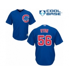 Chicago Cubs Kyle Ryan Replica Royal Blue Alternate Cool Base Baseball Player Jersey
