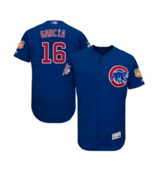 Chicago Cubs Robel Garcia Royal Blue Alternate Flex Base Authentic Collection Baseball Player Jersey