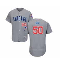 Chicago Cubs Rowan Wick Grey Road Flex Base Authentic Collection Baseball Player Jersey