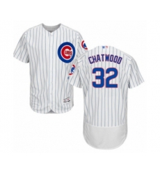 Chicago Cubs Tyler Chatwood White Home Flex Base Authentic Collection Baseball Player Jersey