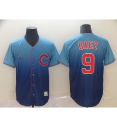 Nike Chicago Cubs #9 Javier Baez Drift Fashion MLB Jersey