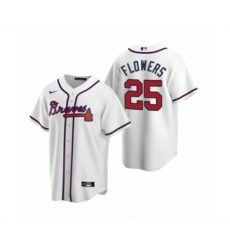 Atlanta Braves #25 Tyler Flowers Nike White 2020 Replica Home Jersey