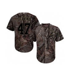 Atlanta Braves #47 Tom Glavine Camo Realtree Collection Cool Base Stitched MLB Jersey