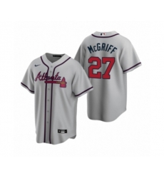 Atlanta Braves Fred McGriff Nike Gray 2020 Replica Road Jersey