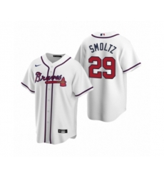 Atlanta Braves John Smoltz Nike White 2020 Replica Home Jersey