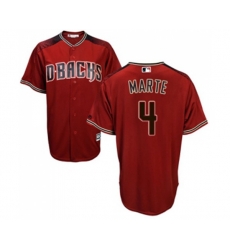 Arizona Diamondbacks #4 Ketel Marte Replica Red Brick Alternate Cool Base Baseball Jersey