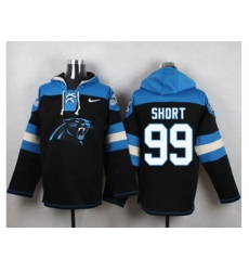 Carolina Panthers #99 Kawann Short Black Player Pullover NFL Hoodie
