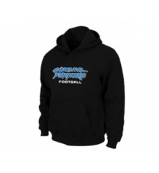 Carolina Panthers Authentic font Pullover Hoodie Black